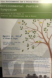 2014 | Environmental Justice Symposium: Reflecting on 20 Years of Domestic and International Law & Policy