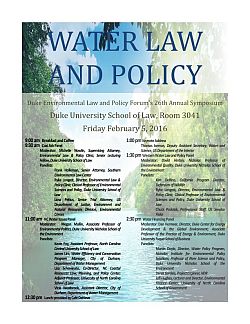 2016 | Water Law and Policy
