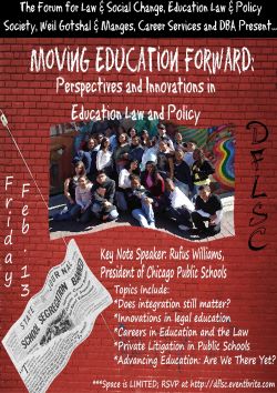 2009 | Moving Education Forward: Perspectives and Innovations in Education Law and Policy