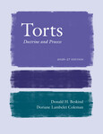 Torts: Doctrine and Process by Donald Beskind and Doriane Lambelet Coleman